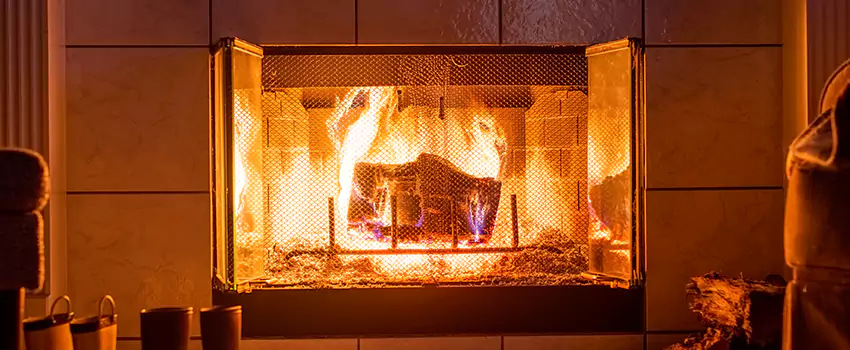 Mendota Hearth Landscape Fireplace Installation in Riverdale, Georgia